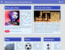 Tablet Screenshot of monunivers.com